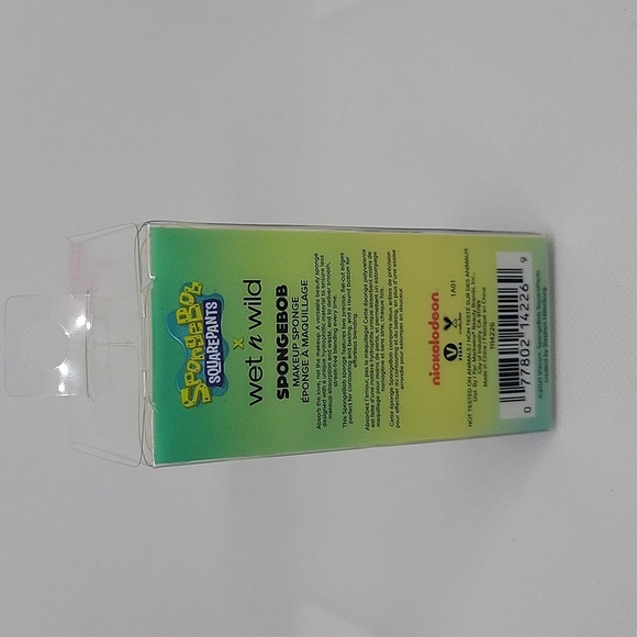 SpongeBob Wet n Wild Makeup Sponge Brush and Sponge Case 5 Piece Set - Picture 7 of 11
